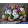 Pivoines Fleurs - 5D Kit Broderie Diamants/Diamond Painting