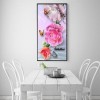 Tableau De Roses Sur Lac - 5D Kit Broderie Diamants/Diamond Painting