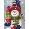 Bonhomme De Neige 5D Diy Kits De La Broderie De Diamant Pour Noël