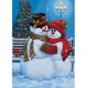 Bonhomme De Neige 5D Diy Kits De La Broderie De Diamant Pour