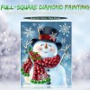 2019 Dessin Animé Mignon Bonhomme De Neige De Noël - 5D Kit Broderie Diamants/Diamond Painting