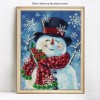 2019 Dessin Animé Mignon Bonhomme De Neige De Noël - 5D Kit Broderie Diamants/Diamond Painting